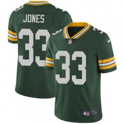 Nike Packers #33 Aaron Jones Green Mens Stitched NFL Vapor Untouchable Limited Jersey