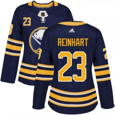 Womens Adidas Buffalo Sabres 23 Sam Reinhart Authentic Navy Blue Home NHL Jersey