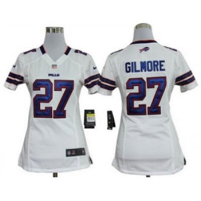 Women Nike Buffalo Bills 27 Gilmore White Jersey