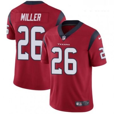 Youth Nike Houston Texans 26 Lamar Miller Limited Red Alternate Vapor Untouchable NFL Jersey