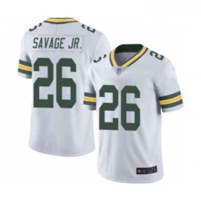 Youth Green Bay Packers 26 Darnell Savage Jr White Vapor Untouchable Limited Player Football Jersey