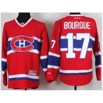 Montreal Canadiens 17 Rene Bourque Red NHL Hockey Jerseys