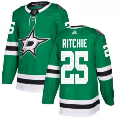 Youth Adidas Dallas Stars 25 Brett Ritchie Premier Green Home NHL Jersey