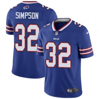 Nike Bills #32 O  J  Simpson Royal Blue Team Color Mens Stitched NFL Vapor Untouchable Limited Jersey