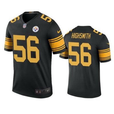 Men's Pittsburgh Steelers #56 Alex Highsmith Rush NFL Stitched Jersey