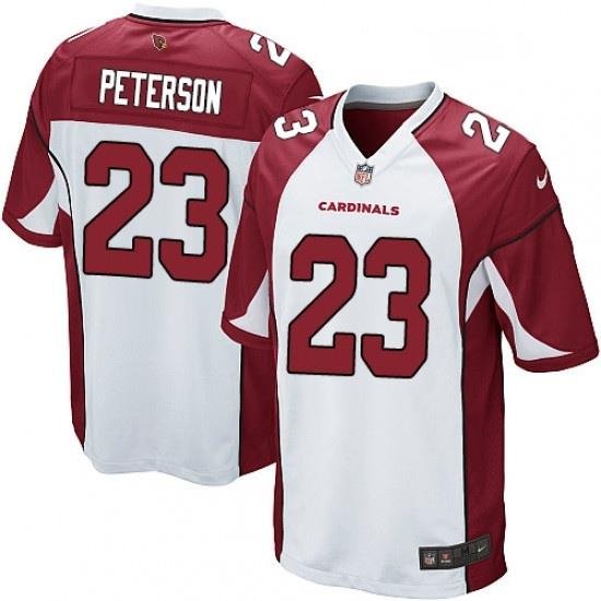 Men Nike Arizona Cardinals 23 Adrian Peterson Game White NFL Jersey