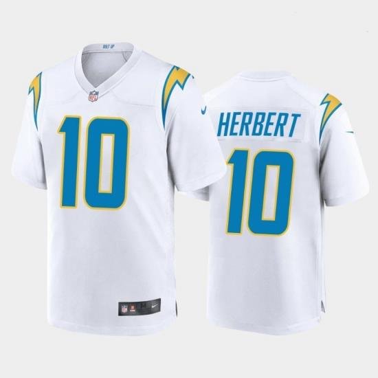 Youth Nike Chargers 10 Justin Herbert White Youth 2020 NFL Draft First Round Pick Vapor Untouchable Limited Jersey