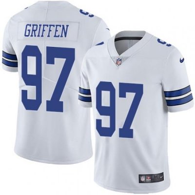 Nike Dallas Cowboys 97 Everson Griffen White Men Stitched NFL Vapor Untouchable Limited Jersey