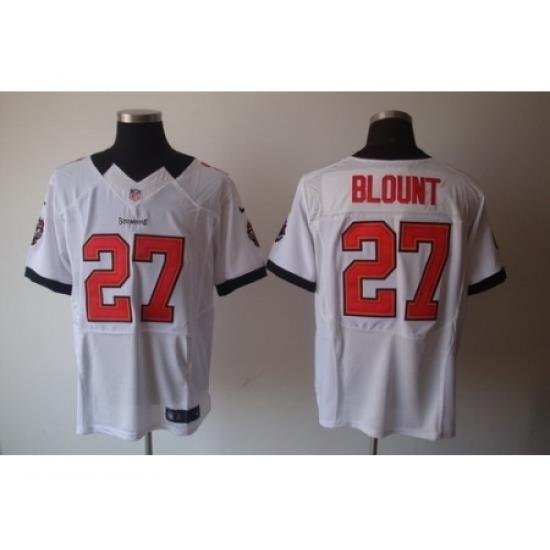 Nike Tampa bay buccaneers 27 LeGarrette Blount White Elite NFL Jersey