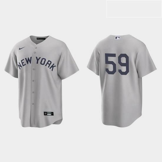 Men NeW York Yankees 59 Luke Voit Men Nike Gray 2021 Field of Dreams Game MLB Jersey