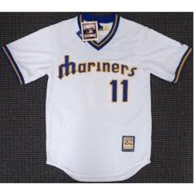 Mariners 11 White Jersey