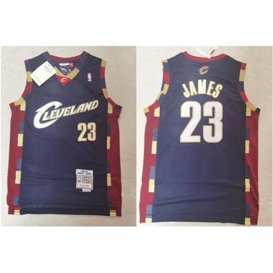 Cavaliers 23 Lebron James Black 2003 04 Hardwood Classics Jersey