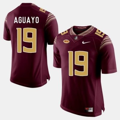 Florida State Seminoles Roberto Aguayo College Football Garnet Jersey