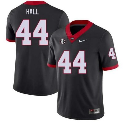 Men #44 Jordan Hall Georgia Bulldogs College Football Jerseys Stitched-Black