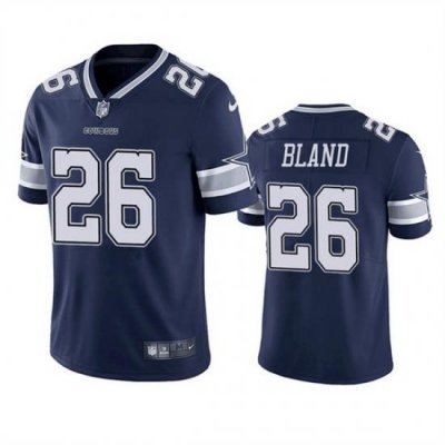 Men Dallas Cowboys 26 DaRon Bland Navy Vapor Untouchable Limited Stitched Football Jersey