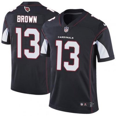 Nike Cardinals #13 Jaron Brown Black Alternate Mens Stitched NFL Vapor Untouchable Limited Jersey