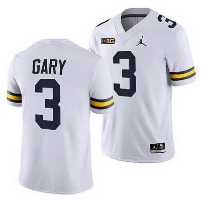 Michigan Wolverines Rashan Gary White Nfl Alumni Men Jersey