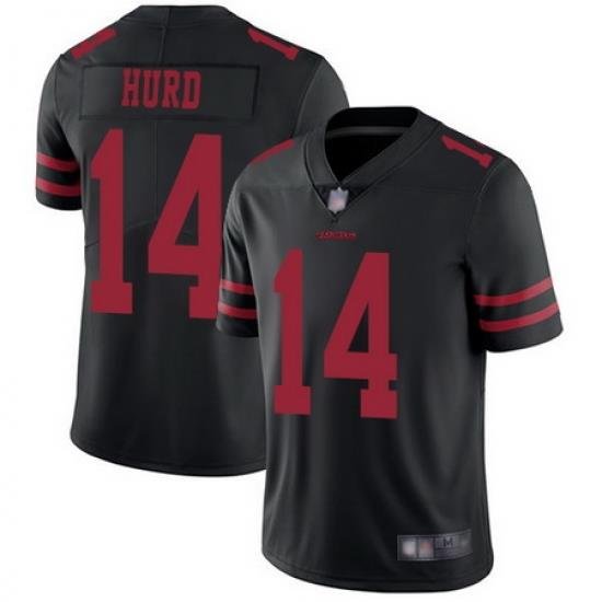 49ers 14 Jalen Hurd Black Alternate Men Stitched Football Vapor Untouchable Limited Jersey