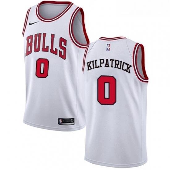 Womens Nike Chicago Bulls 0 Sean Kilpatrick Swingman White NBA Jersey Association Edition