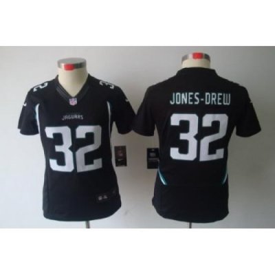 Women Nike Jacksonville Jaguars 32# Maurice Jones-Drew Black Color[NIKE LIMITED Jersey]