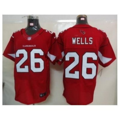 Nike Arizona Cardinals 26 Chris Wells Red Elite NFL Jersey