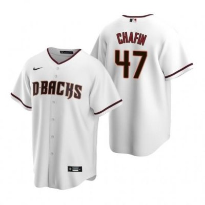 Mens Nike Arizona Diamondbacks 7 AndreW Chafin White Home Stitched Baseball Jersey