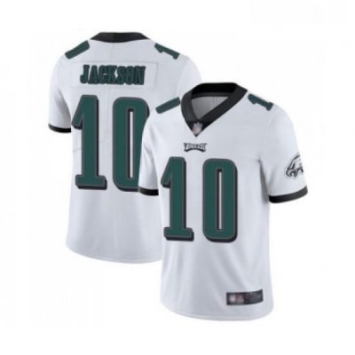 Mens Philadelphia Eagles 10 DeSean Jackson White Vapor Untouchable Limited Player Football Jersey