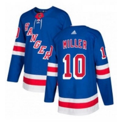 Youth Adidas New York Rangers 10 JT Miller Premier Royal Blue Home NHL Jersey