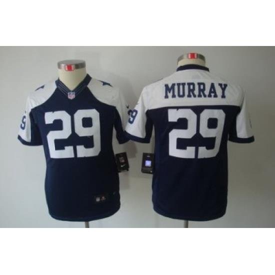 Youth Nike Dallas Cowboys 29# DeMarco Murray Blue Limited Throwback NFL Jerseys