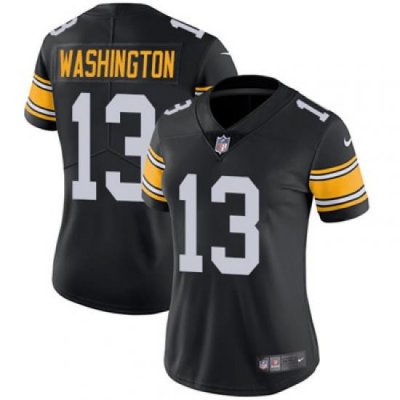 Nike Steelers #13 James Washington Black Alternate Womens Stitched NFL Vapor Untouchable Limited Jersey