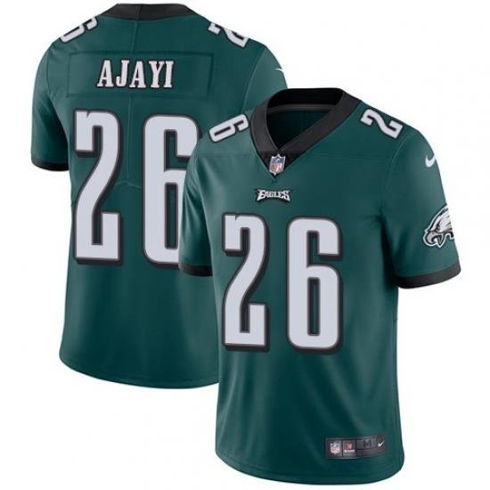 Nike Eagles #26 Jay Ajayi Midnight Green Team Color Mens Stitched NFL Vapor Untouchable Limited Jersey