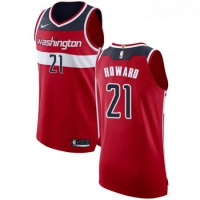 Womens Nike Washington Wizards 21 Dwight Howard Authentic Red NBA Jersey Icon Edition