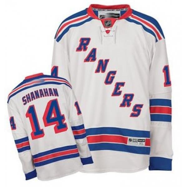 New York Rangers 14# Brendan Shanahan Premier white Jersey