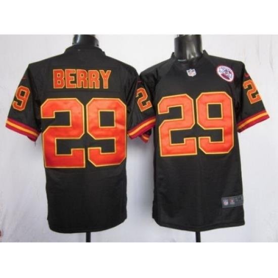 Nike Kansas City Chiefs 29 Eric Berry Black Game NFL Jersey