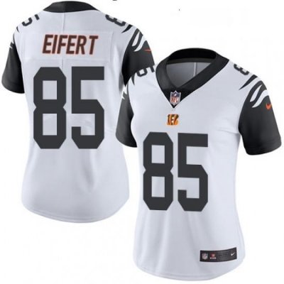 Womens Nike Cincinnati Bengals 85 Tyler Eifert Limited White Rush Vapor Untouchable NFL Jersey