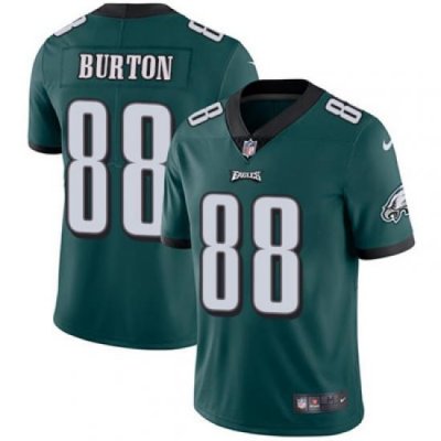 Nike Eagles #88 Trey Burton Midnight Green Team Color Youth Stitched NFL Vapor Untouchable Limited Jersey