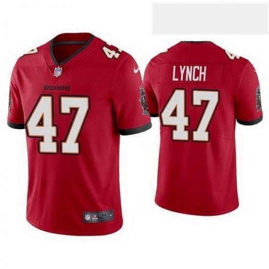 Nike Buccaneers 47 John Lynch Red 2020 New Vapor Untouchable Limited Jersey