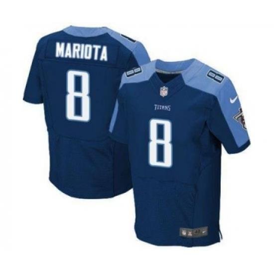 nike nfl jerseys tennessee titans 8 mariota dk.blue[Elite][mariota]