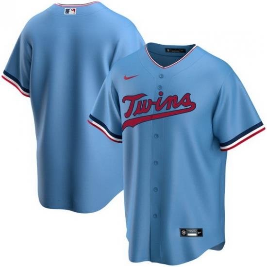 Men Minnesota TWins Nike Blue Blank Jersey