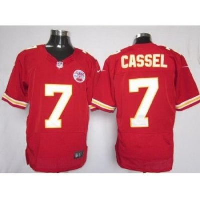 Nike Kansas City Chiefs 7 Matt Cassel Red Elite NFL Jersey