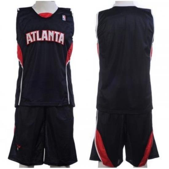 Atlanta Hawks Blank Black Jerseys&Shorts