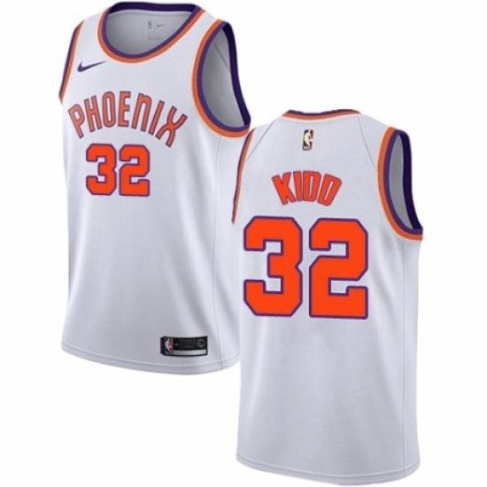 Mens Nike Phoenix Suns 32 Jason Kidd Swingman NBA Jersey Association Edition