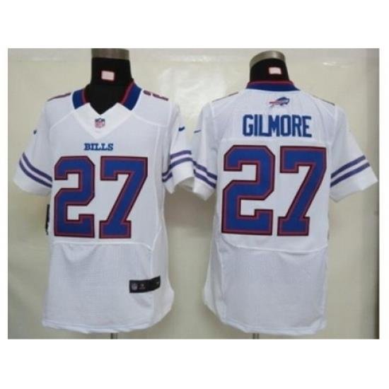 Nike buffalo bills 27 Stephon Gilmore White Elite NFL Jersey