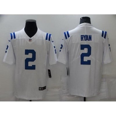 Men Indianapolis Colts 2 Matt Ryan White Vapor Untouchable Limited Stitched jersey