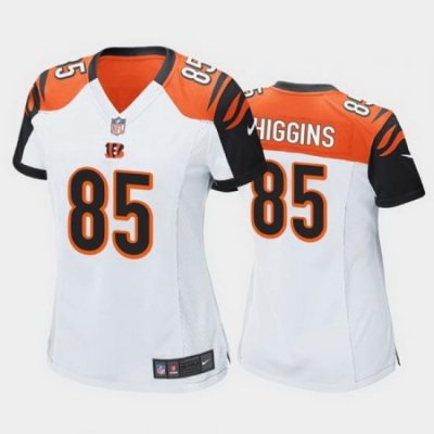 women tee higgins cincinnati bengals white game jersey