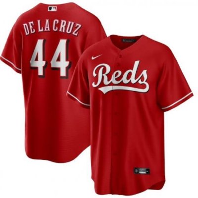 Men's Cincinnati Reds Elly De La Cruz Nike Red Alternate Stitched Cool Base Jersey