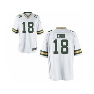 Nike Green Bay Packers 18 Randall Cobb White Game NFL Jersey