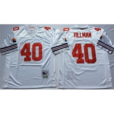 Mitchell&Ness Cardinals 40 Pat Tillman White Throwback Stitched NFL Jersey