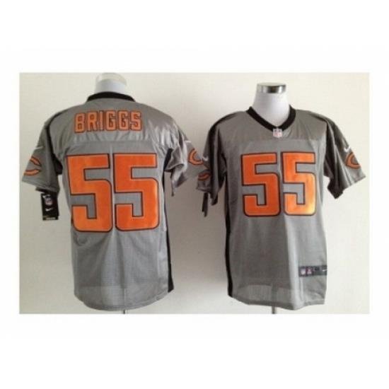 Nike Chicago Bears 55 lance briggs grey Elite shadow NFL Jersey