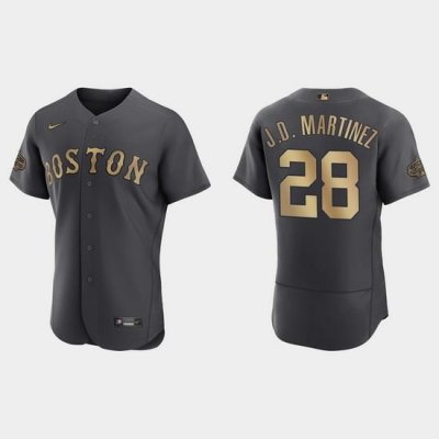 Men J.D. Martinez Boston Red Sox 2022 Mlb All Star Game Authentic Charcoal Jersey